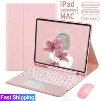 ราคา Case with Touchpad Keyboard for iPad 5–9 Gen / Air / Pro 9.7–11 – Bluetooth Slim Stand Case (1734487205638276856)