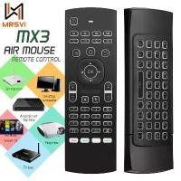 ราคา MRSVI Air Mouse Remote Control MX3 Voice Backlit 2.4G RF Wireless Keyboard For Android TV Box X96 Mini H96 MAX for Smart TV (1735331518058300599)