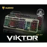 ราคา [พร้อมส่ง] Nubwo Nk-47 Viktor Rubber Dome Switch Gaming Keyboard (1734717580801967925)