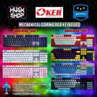 ราคา รุ่นอัพเกรดล่าสุดคีบอร์ด OKER K425 & K428 & K458 & KL95D Keyboard Gaming คีบอร์ดเกมมิ่ง คีย์บอร์ดแมคานิคอล คีย์บอร์ด Blue Switch (1734736440526931020)