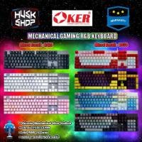ราคา รุ่นอัพเกรดล่าสุดคีบอร์ด OKER K425 & K428 & K458 & KL95D Mixed Backlit Keyboard Gaming คีบอร์ดเกมมิ่ง คีย์บอร์ดแมคานิคอล คีย์บอร์ด Blue Switch ประกันศูนย์ (1734828819577996909)