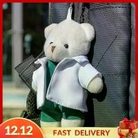 ราคา [ส่งฟรี] Gispark Doctor Bear Stuffed Animal Soft Bag Pendant Cute Doll for Girls Boys Kids (1735305860315186519)