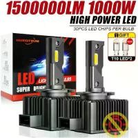 ราคา D1S D3S LED Headlight Canbus 1000W 1500000LM D4S D2S D8S Auto Bulbs Two-sided D1R D2R D3R D4R Car Lamp Xenon HID 6000K 12V 24V (1734796567484793865)