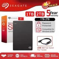 ราคา Seagate External HDD Hard Drive 1TB 2TB ฮาร์ดไดรฟ์ภายนอก Black USB 3.0 Slim Portable Harddisk ฮาร์ดดิสพกพา PC Laptop คําแนะนําผลิตภัณฑ์ใหม่ของเดือนนี้ (1735480596459521360)