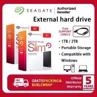 ราคา Seagate ฮาร์ดไดรฟ์ภายนอก 1TB 2TB Slim Portable External Hard Drive HDD USB3.0 Hard Disk PC Laptop 5Y Warranty (1735477079510255585)