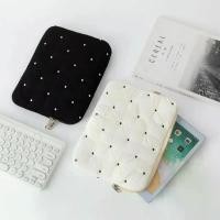 ราคา 【Crystal】 Laptop bag for macbook air 13 case 13-14 Inch puffy notebook pouch 15-16Inch Cute laptop sleeve 9-11 Inch Tablet Sleeve girl bag (1734849753048778152)