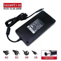 ราคา {Onplij Kin} 240W 19.5V 12.3A 7.4*5.0mm ADP-240AB D Charger Laptop Adapter For Dell Alienware M15x M17x M18X R2 X51 M4700 M6700 M6800 J211H (1734893411230778787)