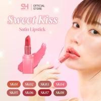 ราคา [พร้อมส่ง] Sweet Heart Sweet Kiss Satin Lipstick, Satin Lipstick Texture. Moisturizes and Nourishes the Lips (1735034200701764932)