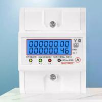 ราคา Din Rail 3 Phase 4 Wire Energy Meter AC 380V 100A 50/60Hz Power Consumption Monitor Electric Meter Watt Kwh Frequency Power Meter (1735134501242635647)