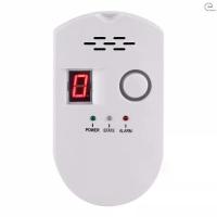 ราคา BRJ-502D Plug-in Digital Natural Gas Detector High Sensitive Home Gas Alarm Combustible Gas Leak Monitor for Home Kitchen (1735067117996443453)