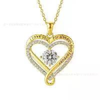 ราคา Live Hot-Selling One Carat Imitation Moissanite Heart Necklace for Women Collarbone Chain Eight Hearts Eight Arrows Zircon Pendant Jewelry (1733640777051244003)