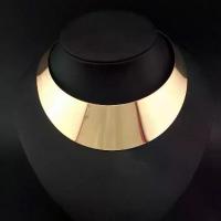 ราคา {Hot} T Show Big Collar Choker Necklace For Women Fashion Wide Alloy Geometric Statement Necklaces Maxi Jewelry (1735273684408173717)