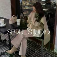 ราคา Seoul studio MATINA PANTS กางเกงขายาวดีเทลปลายขากระดุม (1734126569255044150)