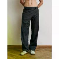 ราคา Hunter Studios - กางเกงสแลคขายาว ทรงอสมมาตร รุ่นWrap pants (1734928335323301082)