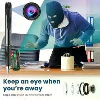 ราคา 1080P Mini Camera wireless Pen กล้องปากกา HD กล้องแบบพกพาบันทึกเสียงไร้สายกล้องประชุมคลิกเดียว (1735233596946613287)