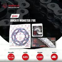 ราคา Jomthai ชุดเปลี่ยนโซ่ สเตอร์ โซ่ ZX-ring (ZSMX) และ สเตอร์สีดำ เปลี่ยนมอเตอร์ไซค์ Ducati Monster M795 [15/39] คําแนะนําการขายที่ร้อนแรงในเดือนนี้ (1734736446561421018)