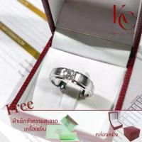 ราคา แหวนชายเพชร Moissanite 0.5ct พร้อมใบรับรอง GRA ตัวเรือนเงินแท้ 92.5% ชุบทองคำขาว / Ring metal Silver 925 gem type Moissanite GRA certificate (1734680815099217542)