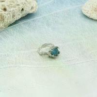 ราคา เครื่องประดับ Rock Me Jewelry รุ่น Ocean Ring แหวน ทองเหลือง ประดับพลอย สวัสดิการสด (1735089409061193570)