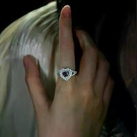 ราคา Heart amethyst ring-s925เงินแท้ ไซซ์52 (1733500350830707817)