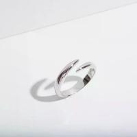 ราคา [ส่งด่วนฟรี]SWAN - Claw Ring แหวนเงินแท้ แหวนเงินเกลี้ยง แหวนฟรีไซส์ (1735278127776696207)