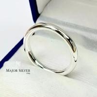 ราคา 92.5% Pure Silver Ring, 3 mm Tube Ring, Fashion Ring, Cool, Simple, Minimalist Style, 100% Pure Silver Ring, Major Silver (1735238104034084263)