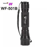 ราคา Sale ♡ไฟฉาย UV UltraFire WF501B หลอด UV ความยาวคลื่น 395nm LED Light Flashlight (แสงม่วง)#WF501B **ออกใบกำกับภาษีได้**♨ (1735129438479811858)
