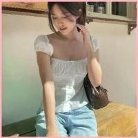 ราคา 77UNI เสื้อครอปแขนตุ๊กตา T-Shirt 6406 เสื้อครอป เสื้อแขนตุ๊กตา เสื้อแขนจั้ม เสื้อเชิ้ตลำลอง Clothing Women สไตล์การระเบิด (1735407284092175961)