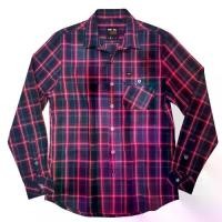 ราคา ฺBOVY THEME SHIRT SLEEVED-เสื้อเชิ้ตสก๊อต ชาย/หญิง แขนยาวสีแดงกรม 3923 (1734611901776954636)