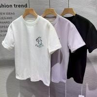 ราคา 2026 Summer New Men's Trendy Brand Cartoon Print Short Sleeve T-shirt American Retro Loose Fit Stylish Base Layer Half Sleeve Top Trendy T-shirt (1734612814113834205)