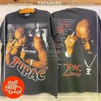 ราคา [ 2PAC ] OverSized Bio Washed tag Hundred แท้ เสื้อวินเทจ เสื้อทัวร์ ฮิปฮอป papamama vintage shirt (1734532093333833280)