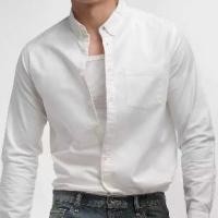 ราคา era-won เสื้อเชิ้ต ทรงปกติ Oxford Shirt แขนยาว คอปก สี Off White (1735413974063548128)