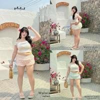 ราคา คำแนะนำการขายที่ร้อนแรงในเดือนนี้ Cloudy Ruffle Shorts ️ กางเกงขาสั้นเอวสม็อค ทรงระบาย หลายชั้น สาวอวบ Plus Size เอวสูง (1735190445505480209)