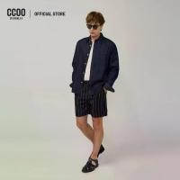 ราคา CC DOUBLE O STRIPED SUMMER SHORTS ผู้ชาย กางเกงขาสั้นลายทาง 7 นิ้ว รุ่น O26SGMD012 (SS26 #D2) (1735048115383535358)