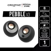 ราคา CREATIVE SPEAKER Pebble V3 (Black-สีดำ) ลำโพงสไตล์มินิมอล รองรับ USB-C / บูลทูธ (1735009860855170415)
