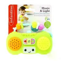 ราคา [COD] Infantino : Music & Light Pretend Mini Boombox - Toy Speaker (1734924914539136624)