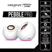 ราคา COD ลำโพง Creative Speaker Pebble Pro 2.0, บลูทูธ 5.3, สีขาว, เชื่อมต่อผ่าน USB-C พร้อมไฟ RGBTikTok (1735430438535267515)