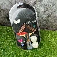 ราคา [COD] [Tiktok]✨ Authentic % ✨ Table Tennis Racket Butterfly Stayer 3000 # 371045 (1735308167024247866)