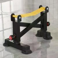 ราคา 1 Pair Hard-pull Cushion Table Barbell Rack Five-gear Adjustable Weightlifting Deadlift Pad Barbell Rack for Garage and Home Gym Exercises (1735134154421602062)