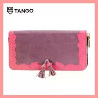 ราคา TANGO กระเป๋าสตังค์แฟชั่นสตรีรุ่น DELARD-C กระเป๋าหนังตะกวดแท้ Exotic Lizard Leather Wallet สีม่วงและชมพู (1735452542619518754)