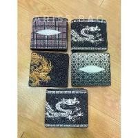ราคา กระเป๋าสตางค์ผู้ชาย กระเป๋าสตางค์หนังปลากระเบนผู้ชาย กระเป๋าสตางค์ปลากระเบนเพ้น stingray wallet men (1734760330913416864)