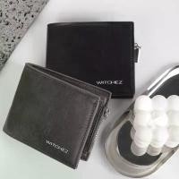 ราคา กระเป๋าสตางค์ผู้ชาย Damon Men Wallet หนังPUพร้อมกล่อง สีดำและเทา (1734451249035117948)