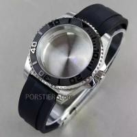 ราคา {special} 40mm silver NH35 case sapphire glass For NH35 NH36 movement waterproof 28.5mm Dial YACHT-MASTER watch cases Rubber Strap (1735486618407830870)