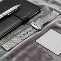 ราคา [Sport] Premium Stainless Steel Mesh Watch Band 20mm Quick Release Metal Watch Strap with Butterfly Clasp for Omega Seamaster Diver 300 (1735311106155382019)