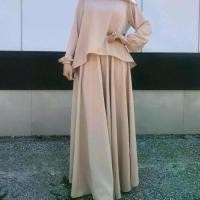 ราคา ชุดเซ็ท กระโปรงเอบาน ผ้าสลาฟ เสื้อยาว25" กระโปรง39" (1733028742426362935)