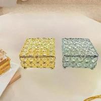 ราคา กล่องเก็บเครื่องประดับหรูหรา สร้อยคอ กำไล แหวน กล่องใส่เครื่องประดับ คริสตัลตั้งโต๊ะเครื่องแป้ง กล่องเก็บเครื่องประดับผ้าขนสัตว์สไตล์หรู (1735479002721650678)