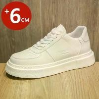 ราคา รองเท้าผ้าใบลำลอง, รองเท้าผู้ชาย, รองเท้าลิฟต์, พื้นรองเท้าเพิ่มความสูง 6 ซม., สีขาว, สีดำ, สีกากี, รองเท้าผู้ชายสูงขึ้น, แฟชั่นสันทนาการ, กีฬา (1730701476535765992)