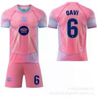 ราคา ชุดฟุตบอลที่ระลึก, [กีฬา Chongwei], Messi 10, Lewandowski 9, Yamal 19, สีชมพู, ชุด 2025-26, เสื้อฟุตบอลรุ่นพิเศษ Trio นักล่าบูรพาจารย์ (1733120800373834831)
