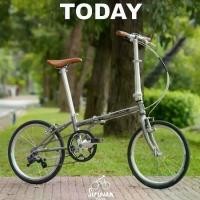 ราคา จักรยานพับได้ HADOR TODAY เฟรมโคโมลี่ เกียร์ 3 สปีด กลางแจ้ง ออกกำลังกาย Sport กีฬา (1730016256705858106)