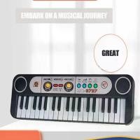 ราคา 【erystal】 คีย์บอร์ด Electone สำหรับเด็ก พร้อมไมโครโฟน เหมาะสำหรับเด็กผู้เริ่มต้น ของขวัญเครื่องดนตรีอิเล็กทรอนิกส์แบบออร์แกนพร้อมไมโครโฟนร้องเพลง ของเล่นเสริมการเรียนรู้ เหมาะเป็นของขวัญ (173523809902