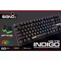 ราคา SIGNO KB-718 คีย์บอร์ด เกมมิ่ง TKL Mechanical Keybord Optical จัดส่งที่รวดเร็ว (1735018722648557301)